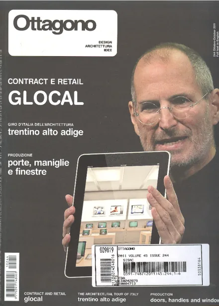 Copertina della rivista Ottagono n. 244, 2011